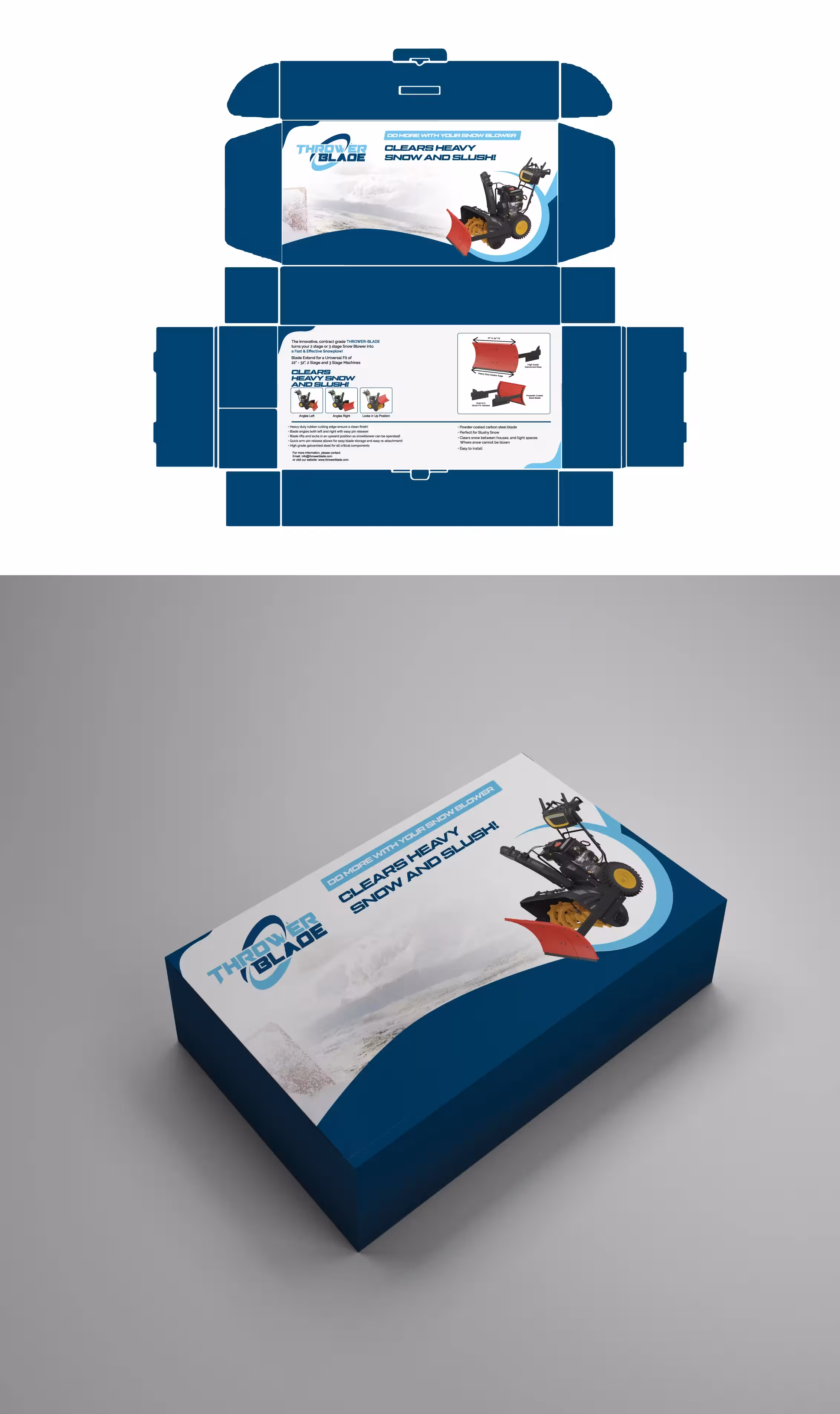 Snow Plow Packaging Design - Industrial Product Packaging